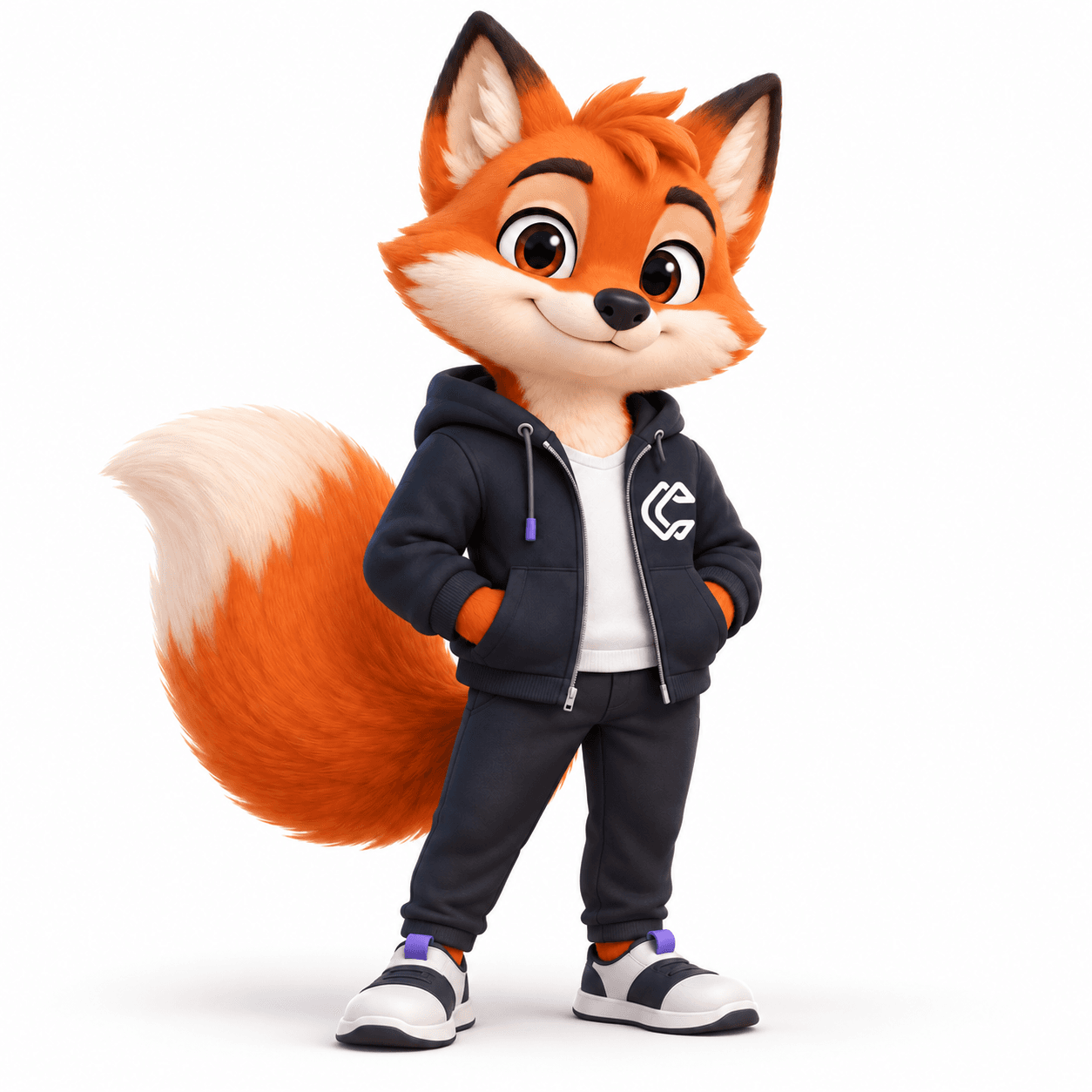 Cody, the Cwoted fox mascot